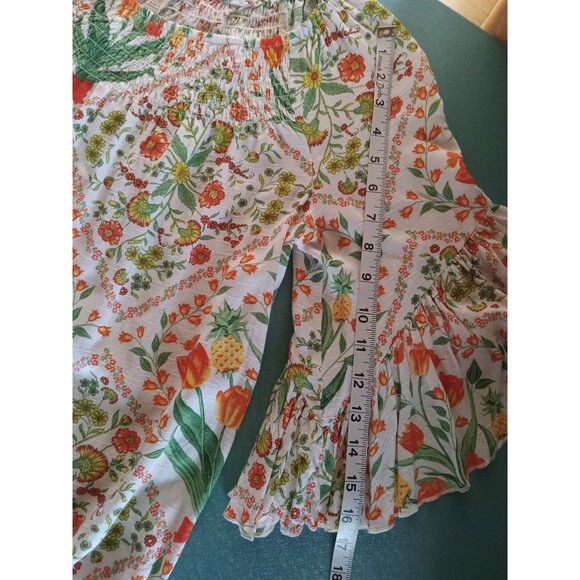 Cato Floral Boho Bell Sleeves Top - Picture 5 of 11